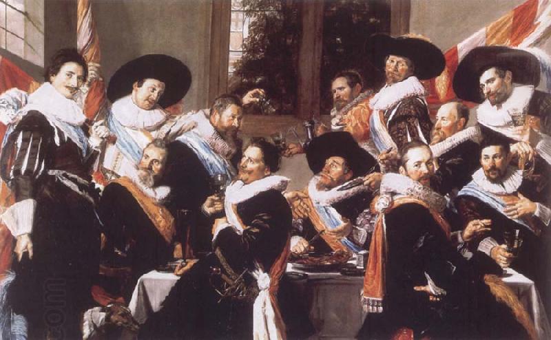Frans Hals Banquet of the Officers of the Civic Guard of St Adrian China oil painting art